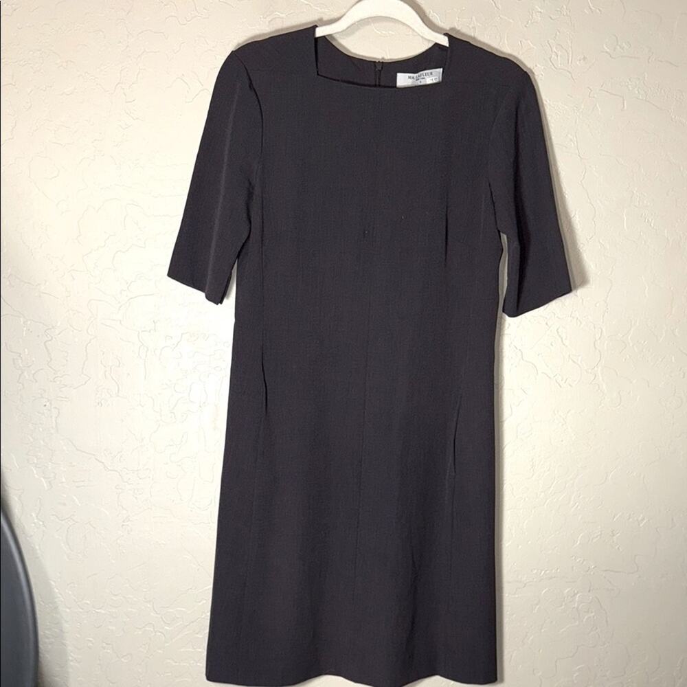 Mm Lafleur The Emily dress in grey. Wonder tex fabric dress size 4